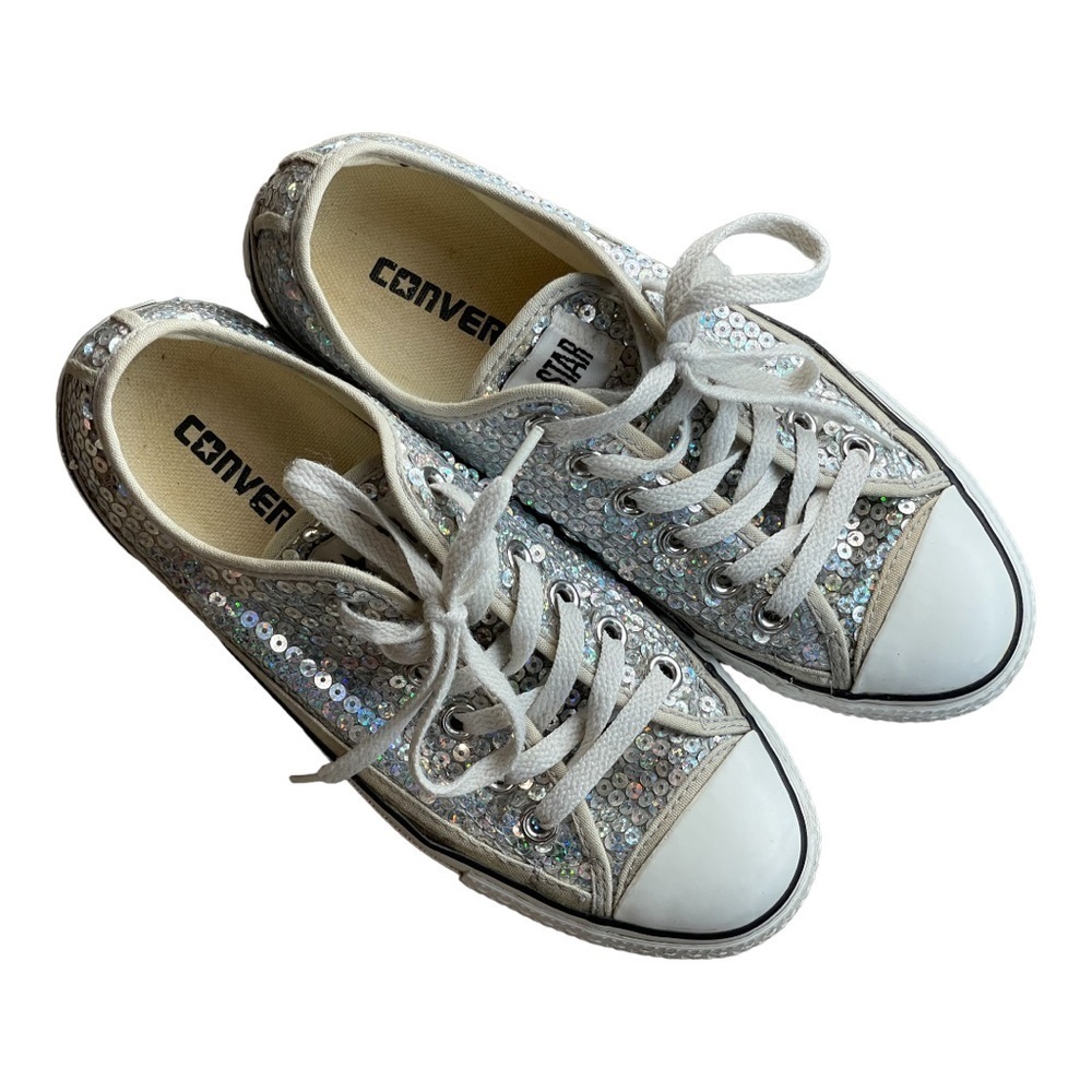 Converse Runners with Sequins. Womens size 6.5